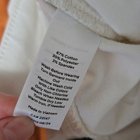 Talbots White Stovepipe Jeans Size 18W Women's Spring Ankle Straight Leg - Picture 7 of 7